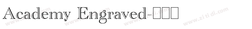 Academy Engraved字体转换